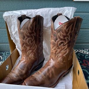 NWT Laredo 68354 Breakout Cowboy Boots in Rust Leather Men's Size 11.5 EW